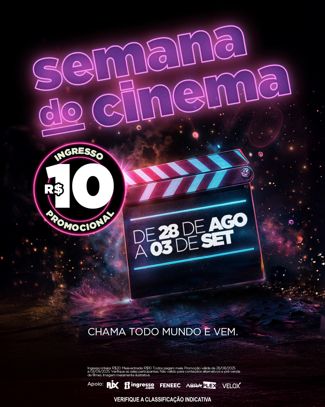 É isso mesmo! Ingressos por um preço im-per-dí-vel 🍿👏🎥Saiba mais no destaque dos stories 💙#i