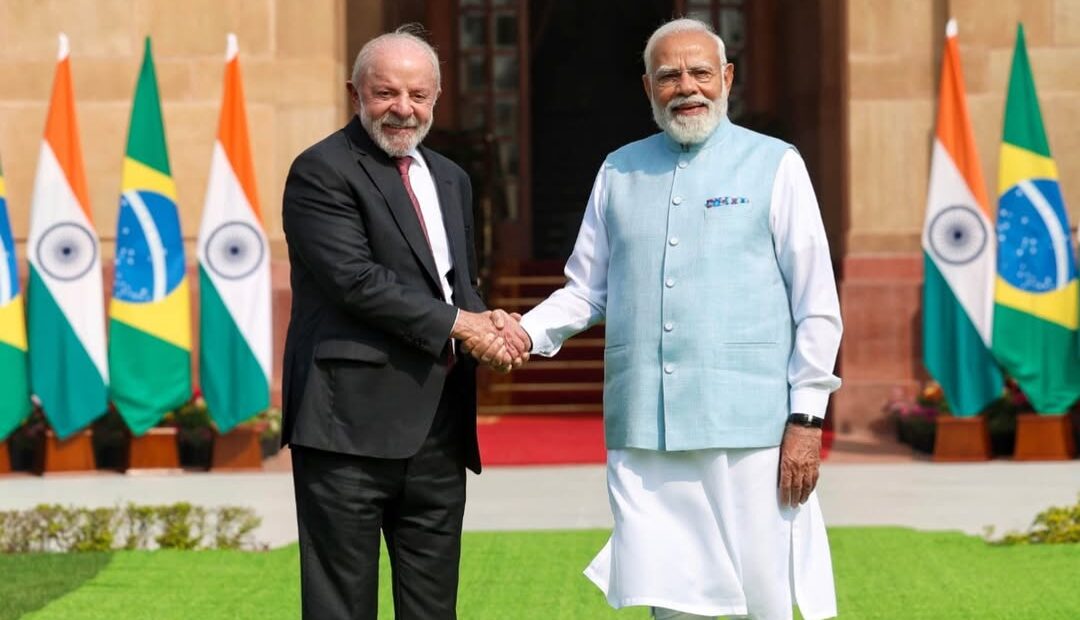 The India–Brazil partnership is about shaping a more inclusive world!A warm welcome to President