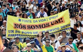 Aprovado por Deus na Marcha para Jesus ❗️🫡💪Fonte Dokmos marcou presença adorando ao Senhor e