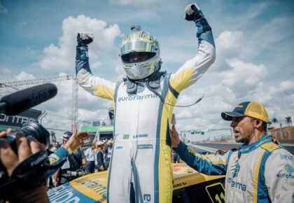 Do começo ao fim. 👊🏁Gaetano Di Mauro largou da pole position e transformou o domingo em Goiâni
