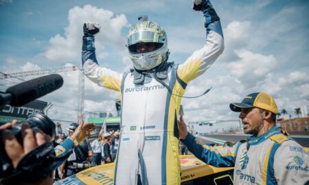 Do começo ao fim. 👊🏁Gaetano Di Mauro largou da pole position e transformou o domingo em Goiâni