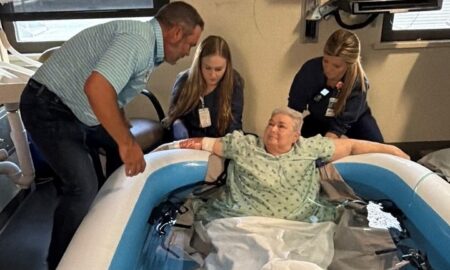 Facing a terminal diagnosis, 74-year-old Jeannie Guffey had one final wish before going home und