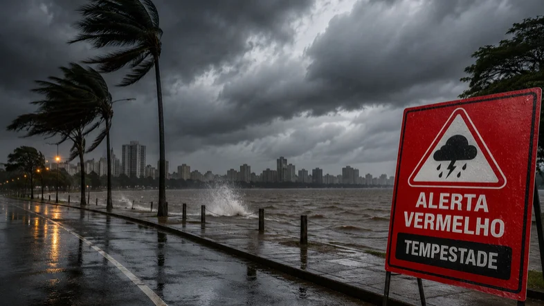 Screenshot 2026-10-09 at 10-33-36 Alerta vermelho de tempestade atinge Rio Grande do Sul - ISTOÉ Independente